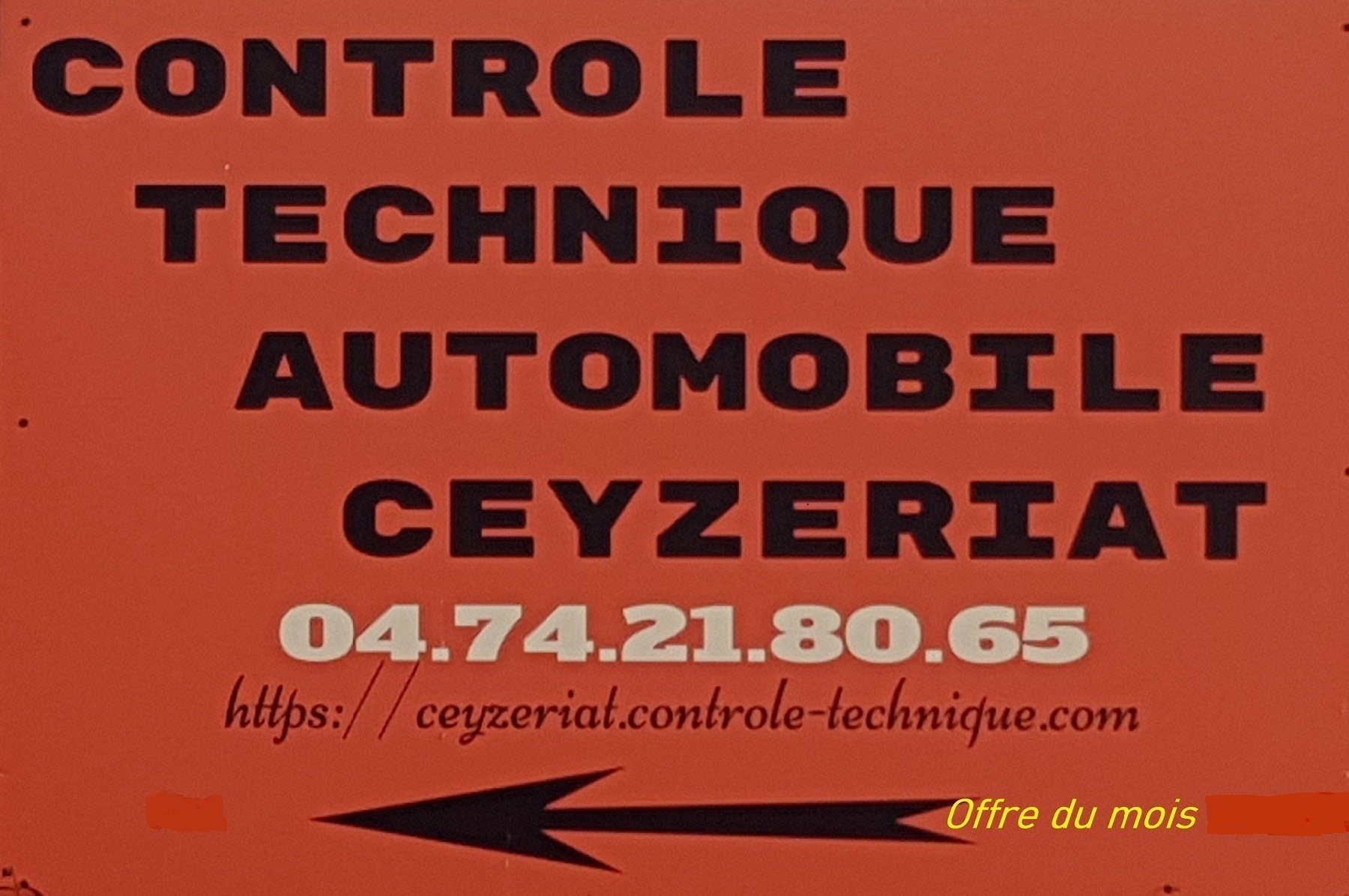 CENTRE DE CONTROLE TECHNIQUE DE CEYZERIAT